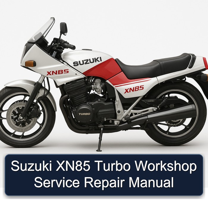 Suzuki XN85 Turbo Workshop Manual de servicio y reparación