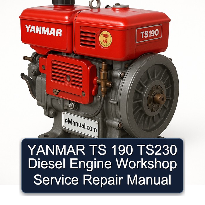 Manual de Reparación y Servicio de Taller para Motores Diésel YANMAR TS 190 TS230