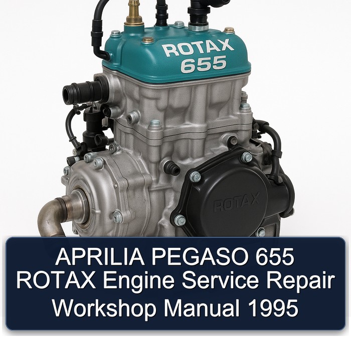 APRILIA PEGASO 655 ROTAX Engine Service Repair Workshop Manual 1995 