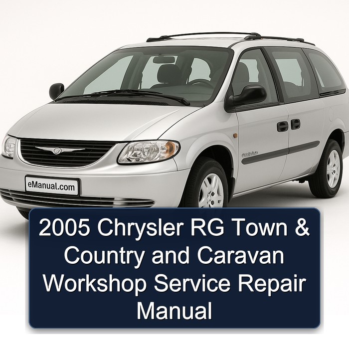2005 Chrysler RG Town & Country and Caravan Workshop Manual de servicio y reparación
