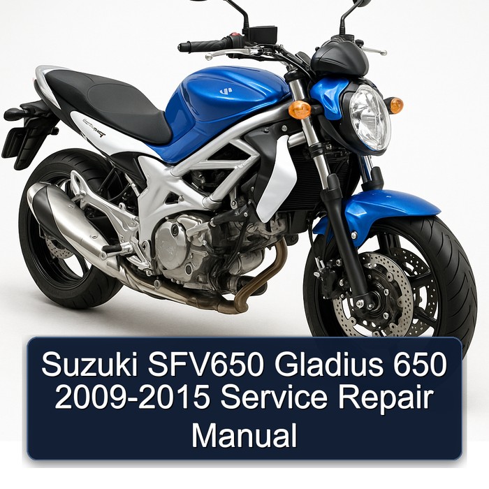 Suzuki SFV650 Gladius 650 2009-2015 Manual de servicio y reparación