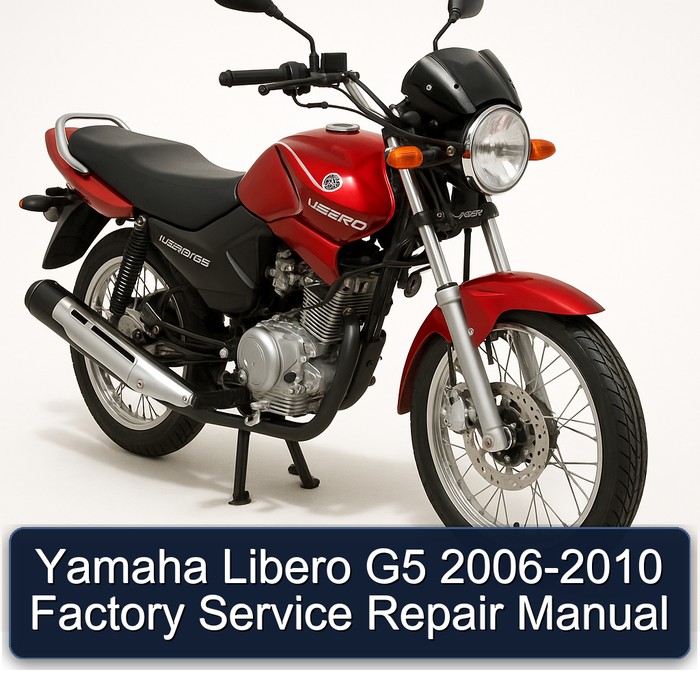 Yamaha Libero G5 2006-2010 Factory Service Repair Manual