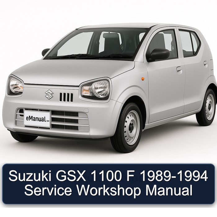 Suzuki GSX 1100 F 1989-1994 Service Workshop Manual