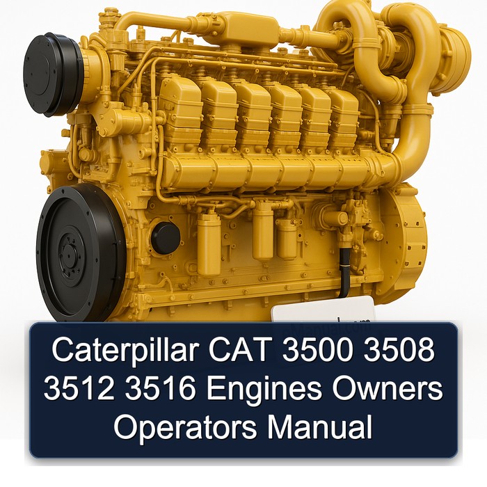 Manual del Operador y Propietario de Motores Caterpillar CAT 3500, 3508, 3512, 3516