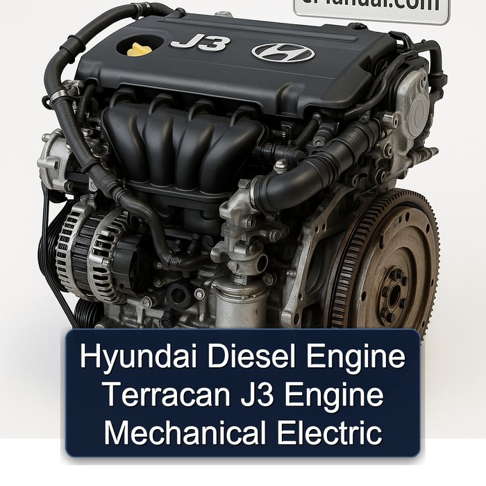 Hyundai Diesel Engine Terracan J3 Engine Mechanical Electric