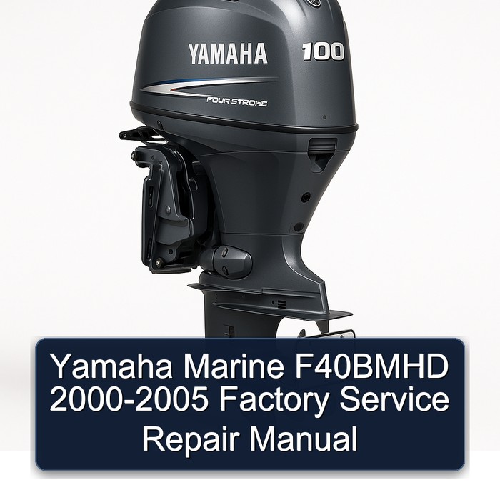 Yamaha Marine F40BMHD 2000-2005 Factory Service Repair Manual 