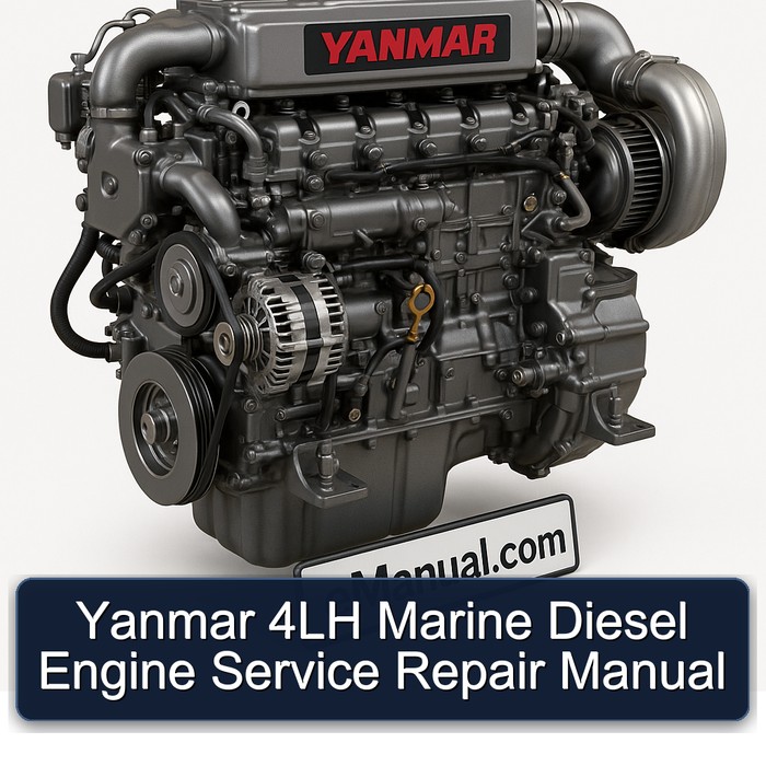 Yanmar 4LH Marine Dieselmotor - Service- und Reparaturhandbuch