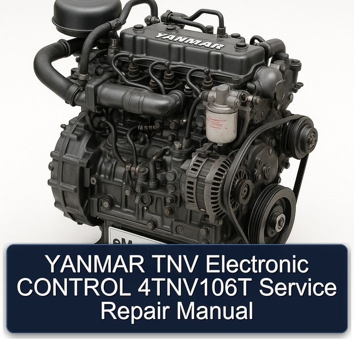 YANMAR TNV Electronic CONTROL 4TNV106T Service Repair Manual 