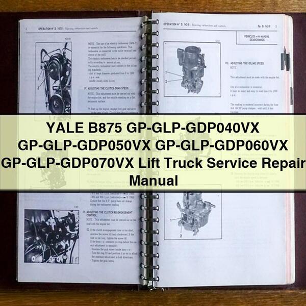 Manual de Servicio y Reparación de Montacargas Yale B875