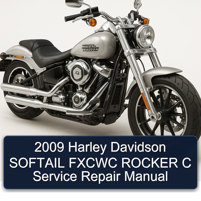 2009 Harley Davidson SOFTAIL FXCWC ROCKER C Service Repair Manual