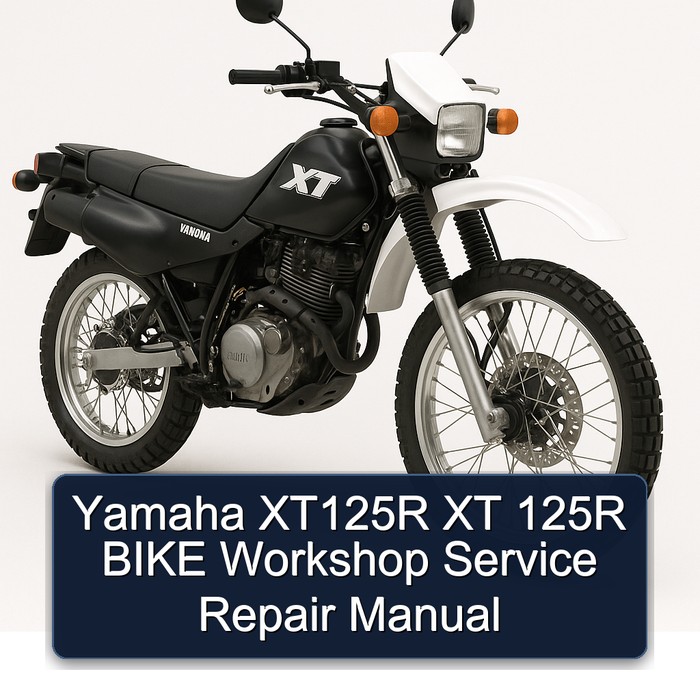 Yamaha XT125R XT 125R BIKE Workshop Service Repair Manual 