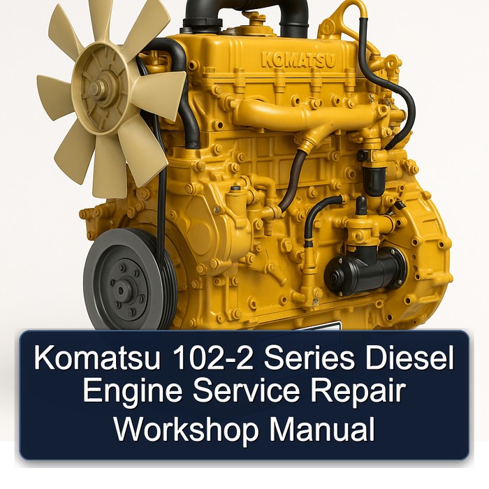 Komatsu 102-2 Series Diesel Engine Service Repair Workshop Manual 