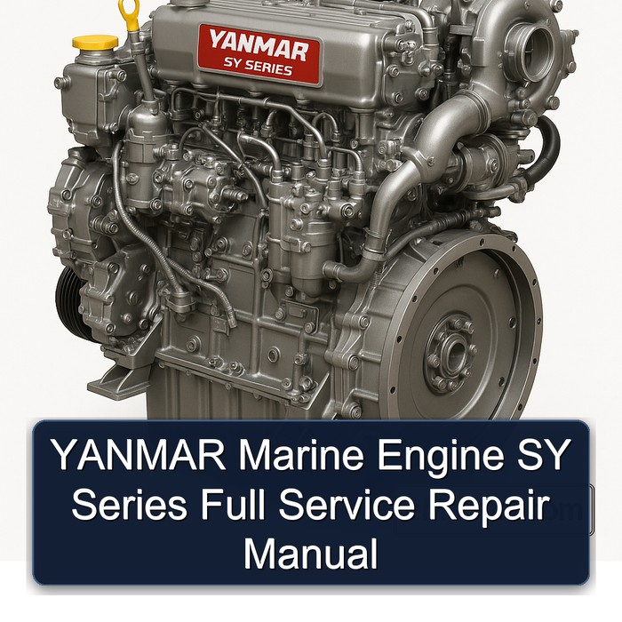 Manual de Reparación Completo para Motores Marinos YANMAR Serie SY