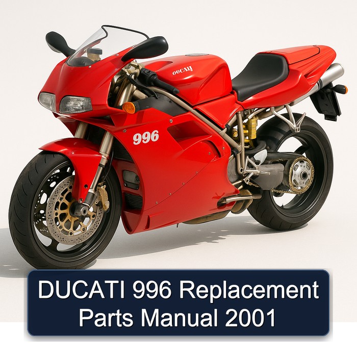 DUCATI 996 Replacement Parts Manual 2001