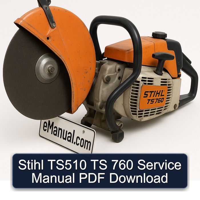 Stihl TS510 TS 760 Service Manual PDF Download