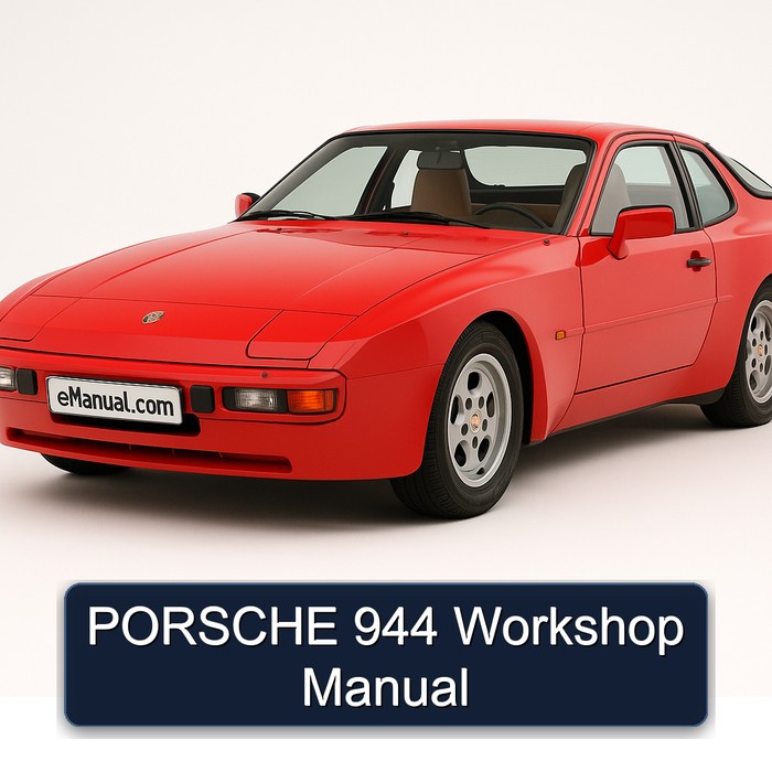 PORSCHE 944 Workshop Manual