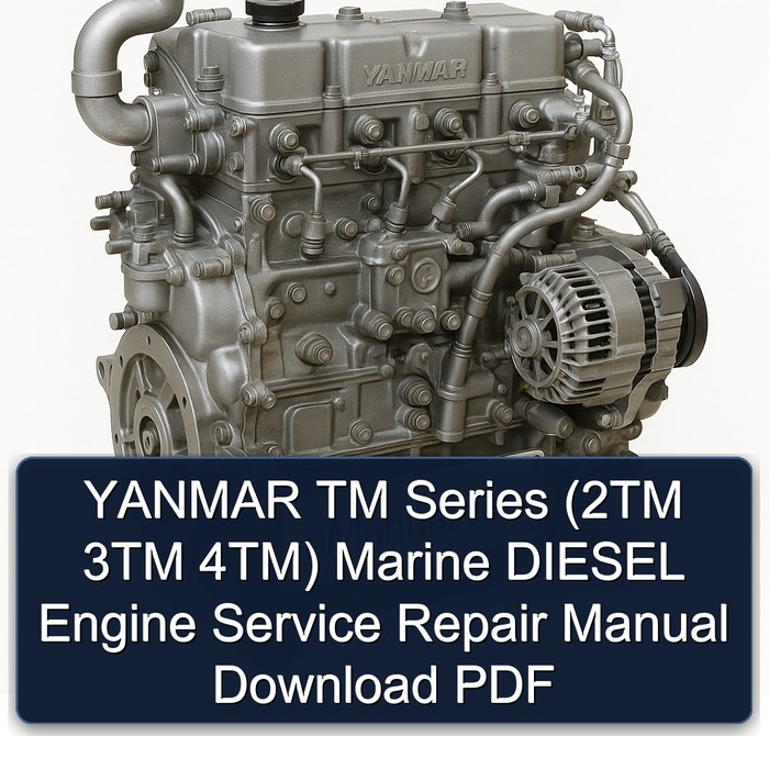 YANMAR TM-Serie (2TM, 3TM, 4TM) Marine Dieselmotor - Service- und Reparaturhandbuch (PDF)