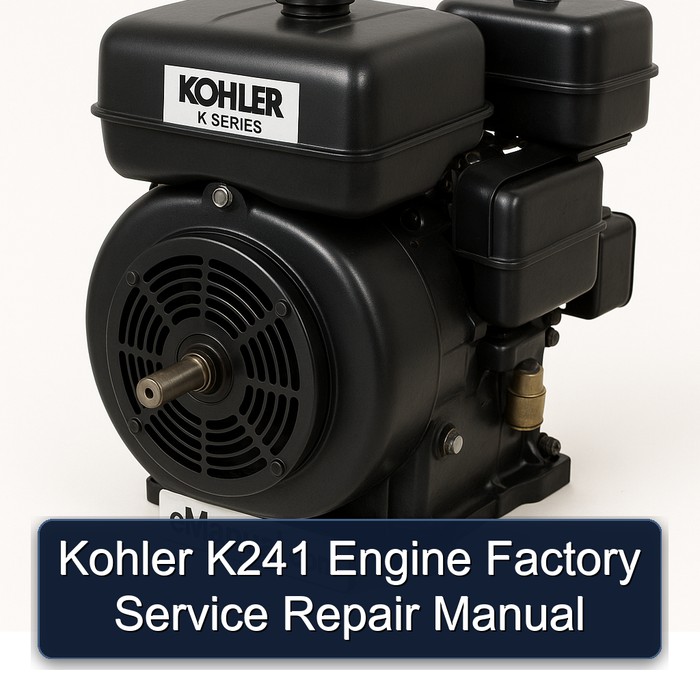 Kohler K241 Engine Factory Service Repair Manual