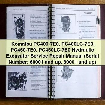 Komatsu PC400-7E0 PC400LC-7E0 PC450-7E0 PC450LC-7E0 Hydraulic Excavator Workshop Service Repair Manual PDF Download