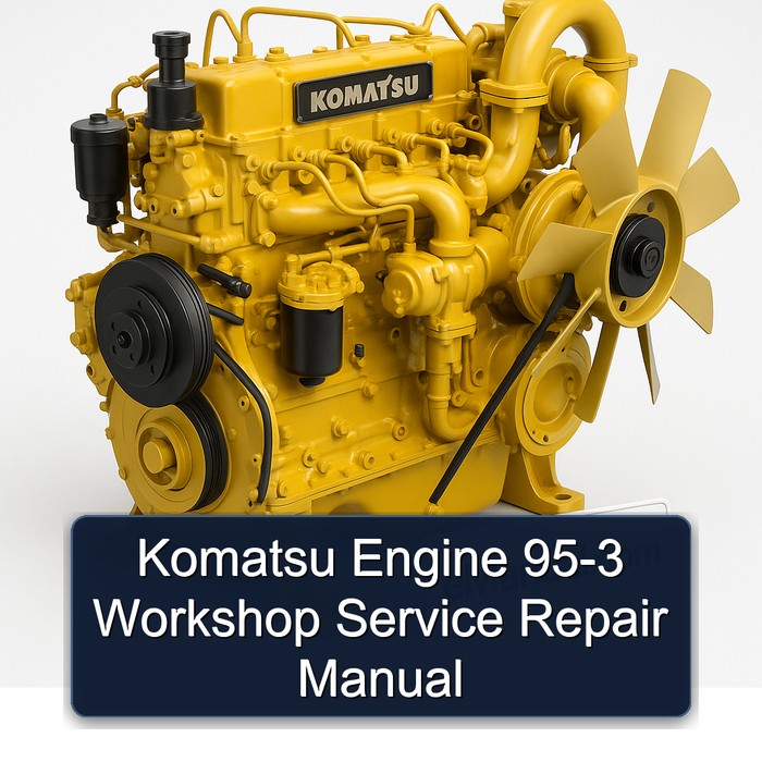 Komatsu Engine 95-3 Workshop Manual de servicio y reparación