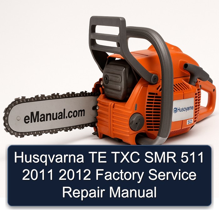 Husqvarna TE TXC SMR 511 2011 2012 Factory Manual de servicio y reparación