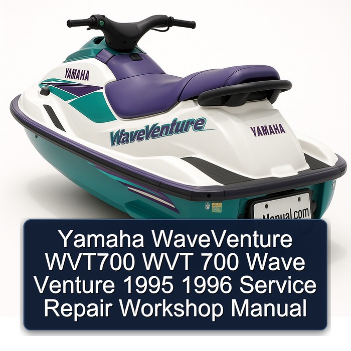  Yamaha WaveVenture WVT700 WVT 700 Wave Venture 1995 1996 Service Repair Workshop Manual