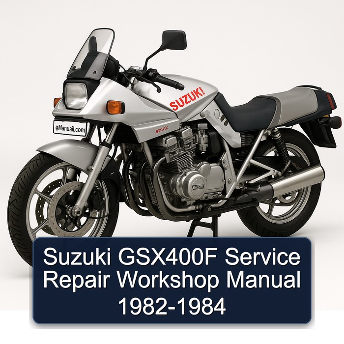 Suzuki GSX400F Service Repair Workshop Manual 1982-1984