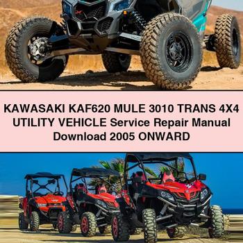 KAWASAKI KAF620 MULE 3010 TRANS 4X4 UTILITY VEHICLE Manual de servicio y reparación 2005 Onward