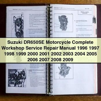 2002 Suzuki DR650SE Motorcycle Workshop Service Repair Manual PDF Download