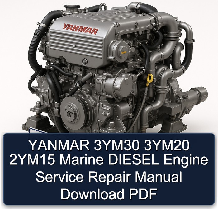 YANMAR 3YM30 3YM20 2YM15 Marine DIESEL Engine Service Repair Manual Download PDF