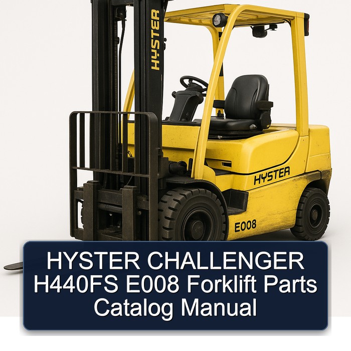 HYSTER CHALLENGER H440FS E008 Forklift Parts Catalog Manual