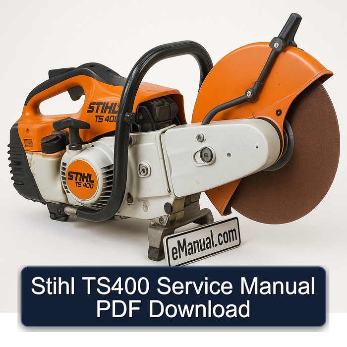Stihl TS400 Service Manual PDF Download