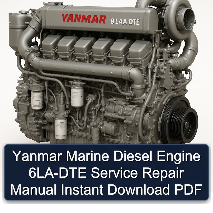 Yanmar Marine Diesel Engine 6LA-DTE Service Repair Manual Instant Download PDF