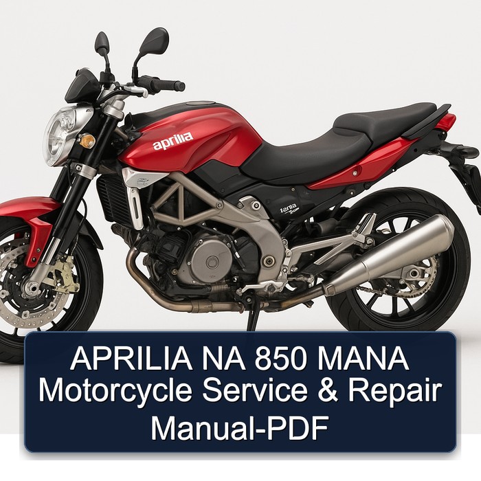 APRILIA NA 850 MANA Motorcycle Manual de servicio y reparación-PDF