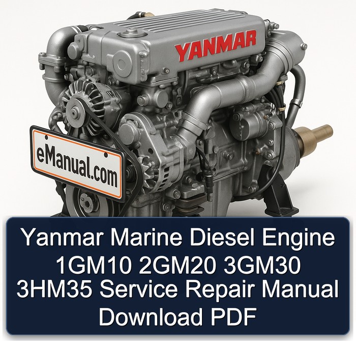 Yanmar Marine Diesel Engine 1GM10 2GM20 3GM30 3HM35 Service Repair Manual Download PDF