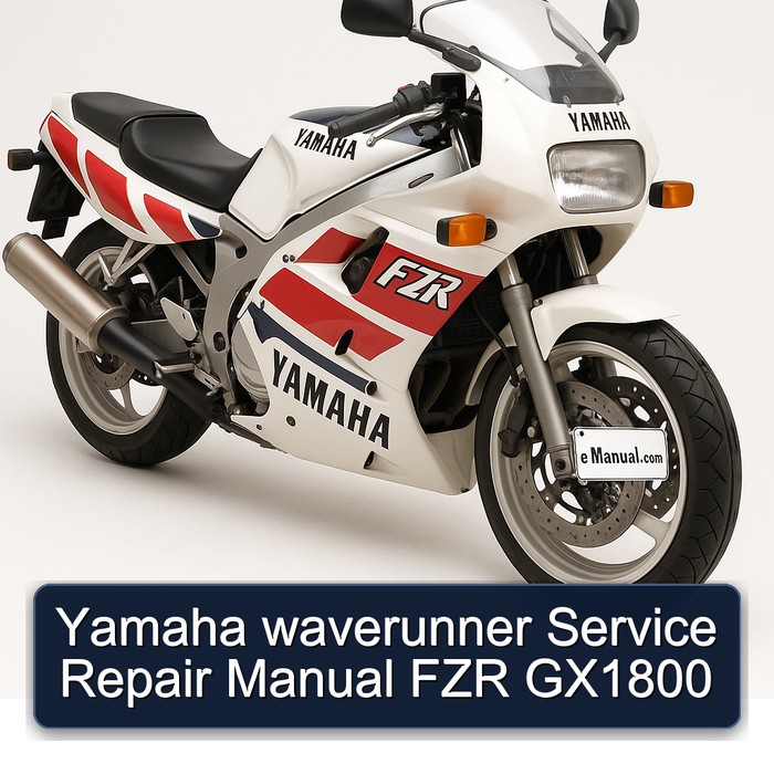Yamaha waverunner Service Repair Manual FZR GX1800