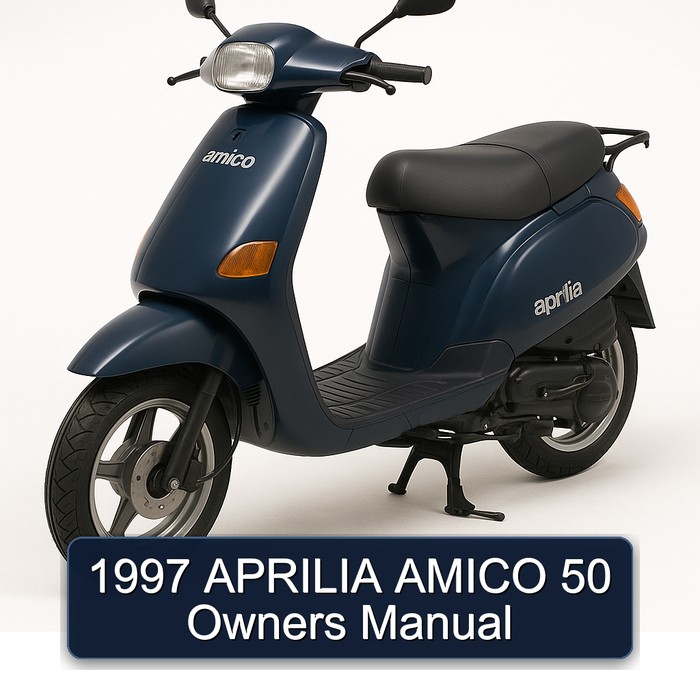 1997 APRILIA AMICO 50 Owners Manual