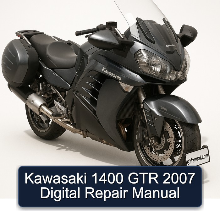 Kawasaki 1400 GTR 2007 Digital Repair Manual