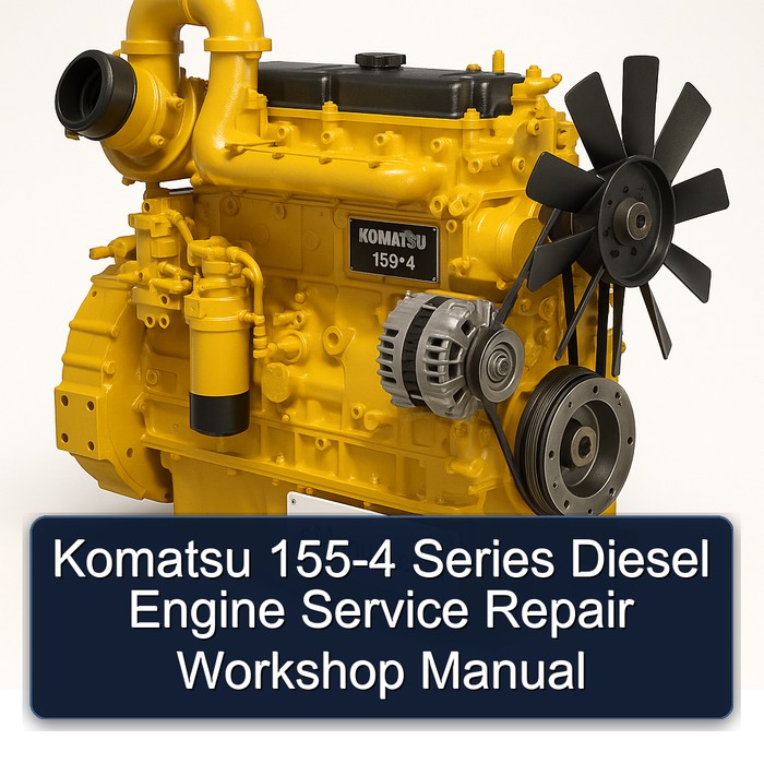 Komatsu 155-4 Series Diesel Engine Service Repair Workshop Manual 