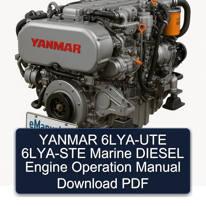 YANMAR 6LYA-UTE 6LYA-STE Marine DIESEL Engine Operation Manual Download PDF