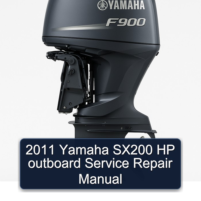 2011 Yamaha SX200 HP outboard Service Repair Manual 