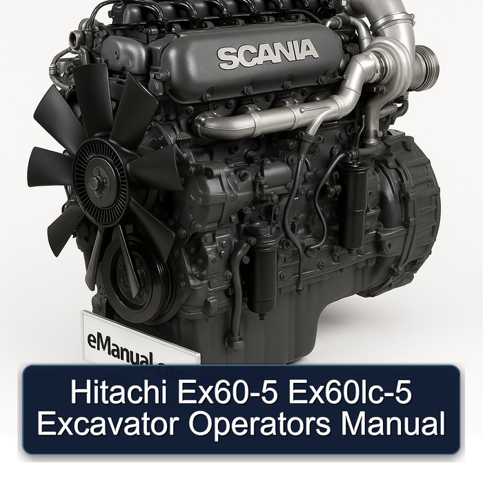 Hitachi Ex60-5 Ex60lc-5 Excavator Operators Manual