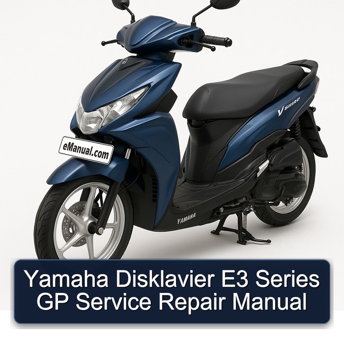 Yamaha Disklavier E3 Series GP Manual de servicio y reparación