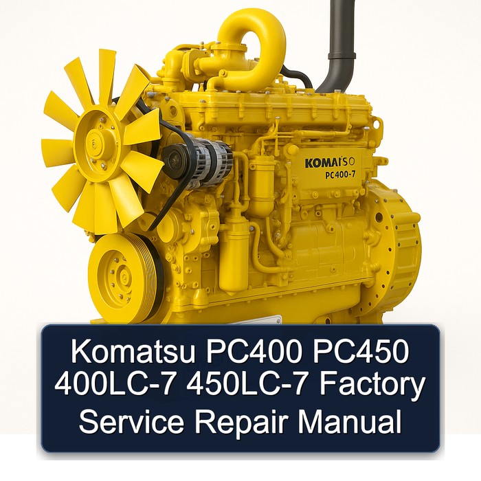 Manual de Servicio y Reparación de Fábrica Komatsu PC400 PC450 400LC-7 450LC-7