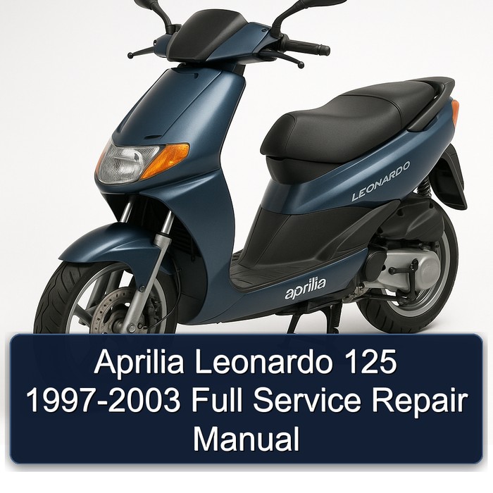 Aprilia Leonardo 125 1997-2003 Full Manual de servicio y reparación