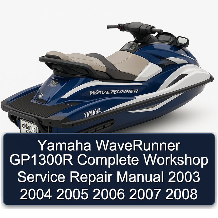 Yamaha Waverunner GP1300R Workshop Service Repair Manual PDF Download