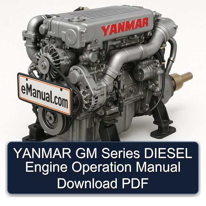 YANMAR GM Series DIESEL Engine Operation Manual Download PDF