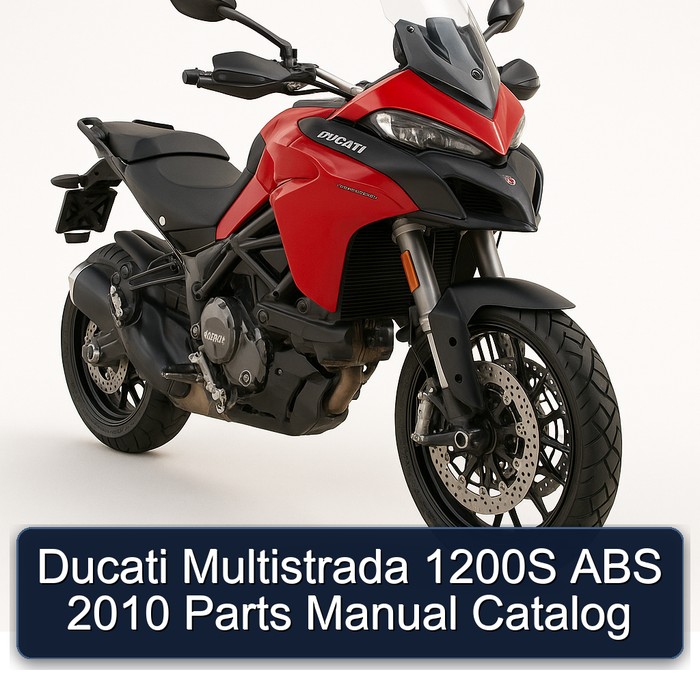 Ducati Multistrada 1200S ABS 2010 Parts Manual Catalog