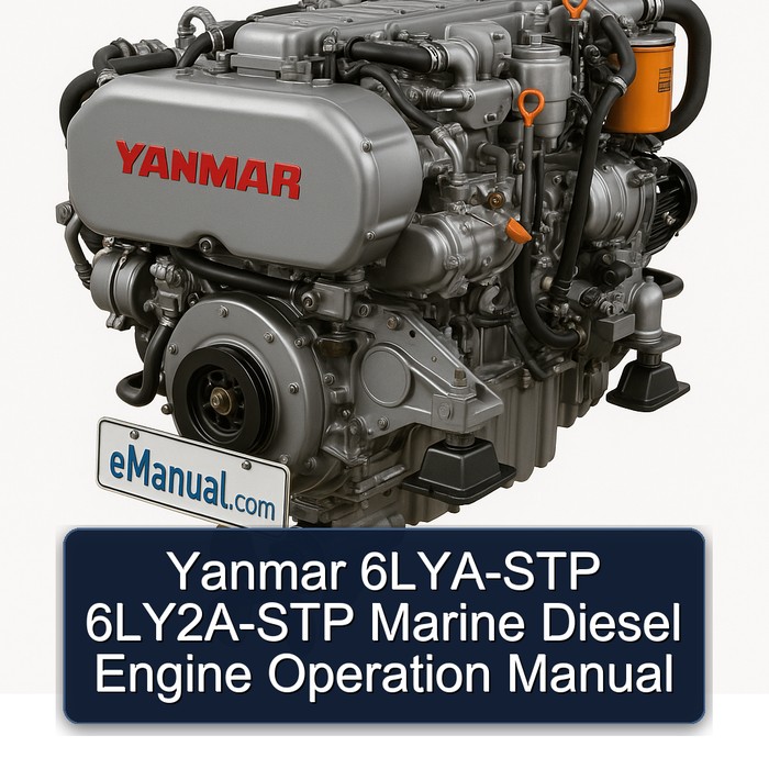 Yanmar 6LYA-STP 6LY2A-STP Marine Diesel Engine Operation Manual 