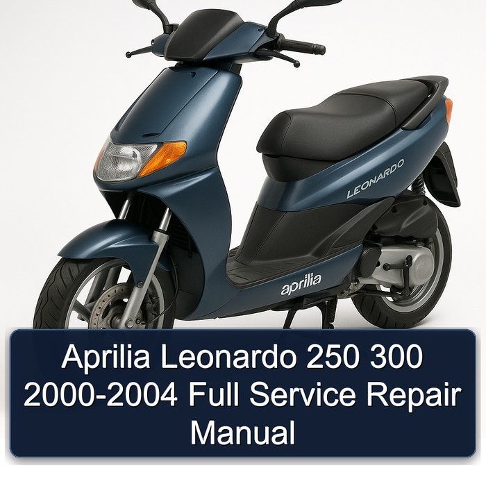 Aprilia Leonardo 250 300 2000-2004 Full Manual de servicio y reparación